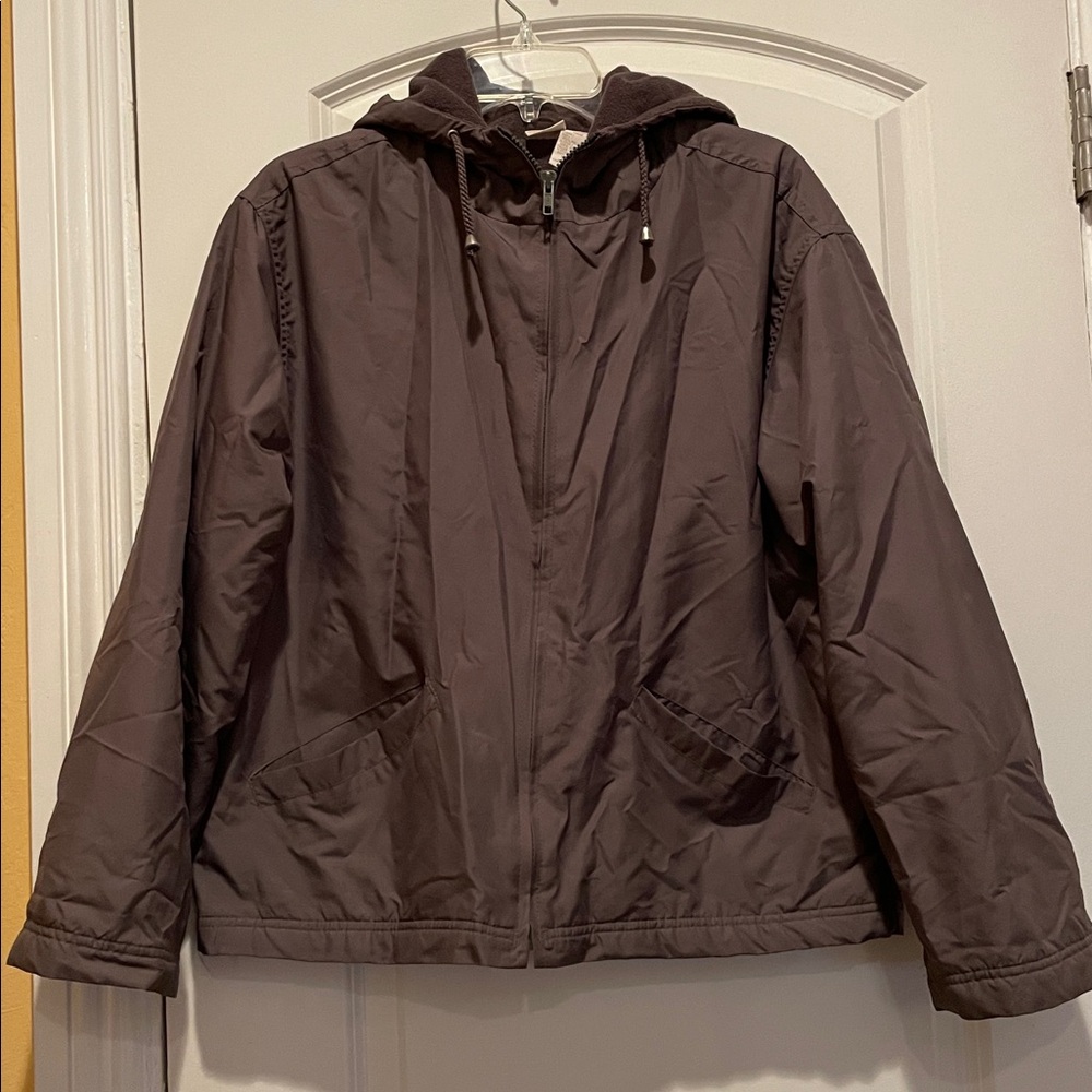 Women’s Lightweight Hooded Olive Green Jacket